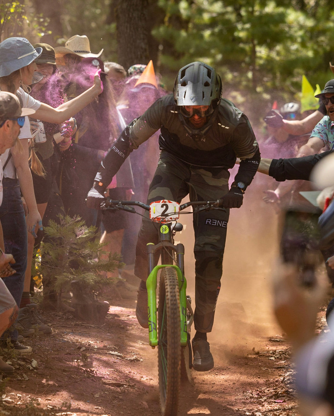 Real Riders Pantalon Vtt Descente PANTALON VTT Camouflage Vert – RENEN