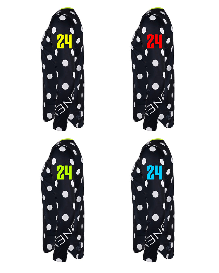 トップス dot jersey Stylish Men's Polka Dots Short Sleeve Cycling Jersey