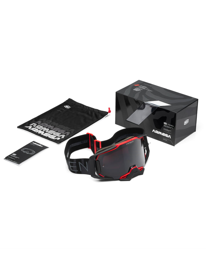 RENEN x 100% ARMEGA - RED / ZEBRA